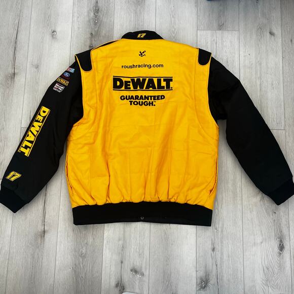 Chase Authentics Mens Matt Kenseth DeWalt Racing NASCAR Jacket Size L (B) - Picture 1 of 8